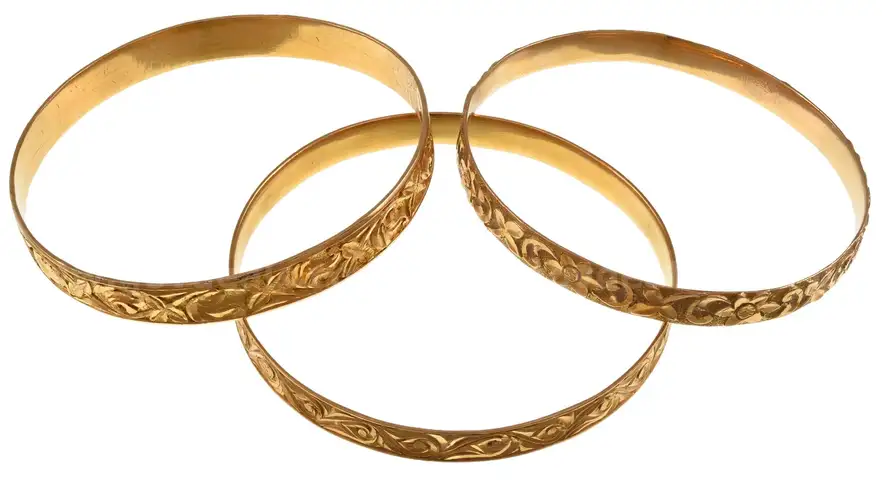 18kt Yellow Gold Bangle Bracelets