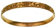 18kt Yellow Gold Bangle Bracelets