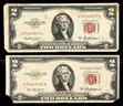$2 Small Size Currency Lot