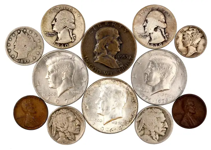 90% Silver Coins plus Miscellaneous U.S. Coins