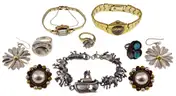 Diamond, Gold and Costume Jewelry Lot