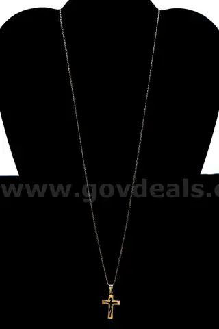 Sterling Silver Cross and Chain