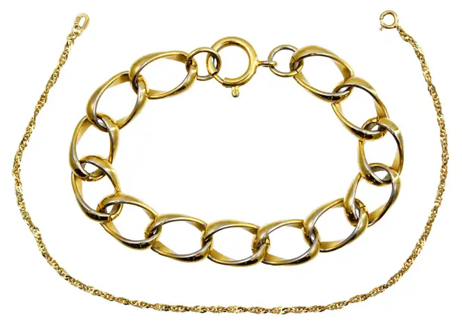 10KT Gold Ankle Bracelet