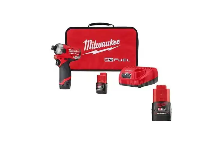 M12 FUEL SURGE 12V Lithium-Ion Brushless Cordless 1/4 in. Hex Impact Driver Compact Kit