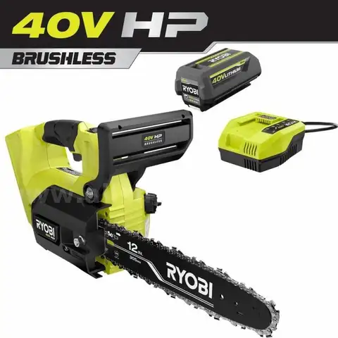 40V HP Brushless 12 in. Top Handle Battery Chainsaw