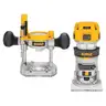 7 Amp Corded 1-1/4 Horsepower Compact Router with Plunge Base and Bag
