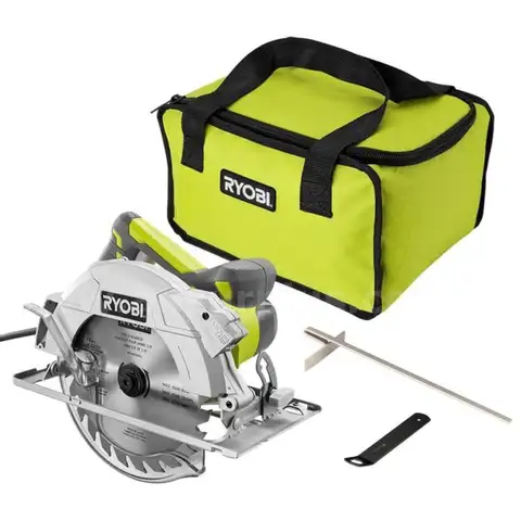 15 Amp Corded 7-1/4 in. Circular Saw with EXACTLINE Laser Alignment System 24T Carbide Tipped Blade Edge Guide