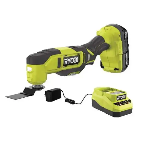 RYOBI ONE 18V Cordless Oscillating Multi-Tool Kit with 2.0 Ah Battery and Charger