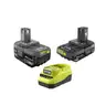 ONE 18V Lithium-Ion Starter Kit with 2.0 Ah Battery 4.0 Ah Battery and Charger