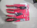 Milwaukee Electrician&#x27;s Screwdriver Lineman&#x27;s Plier &#x26; Wire Stripper Hand Tool Kit (3-Piece)