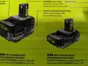 RYOBI ONE+ 18V Lithium-Ion HIGH PERFORMANCE Starter Kit