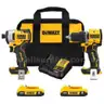 ATOMIC 20-Volt Lithium-Ion Cordless Brushless Combo Kit (4-Tool) with (2) 2.0Ah Batteries, Charger and Bag