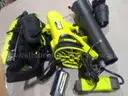 40V HP Brushless Whisper Series 190 MPH 730 CFM Leaf Blower and Backpack Battery w/ (2) 6.0 Ah Batteries &#x26; Charger