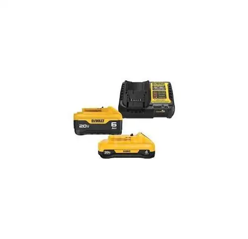 20V MAX Lithium-Ion 6.0Ah and 4.0Ah Battery and Charger Starter Kit