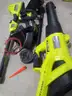 40V Cordless Attachment Capable 15&#x22; String Trimmer &#x26; 550 CFM 120 MPH Blower Combo Kit with 4.0 Ah Battery &#x26; Charger
