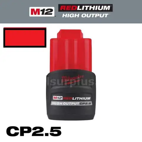 M12 12V Lithium-Ion CP High Output 2.5 Ah Battery Pack