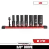 SHOCKWAVE Impact Duty 3/8 in. SAE Deep Impact Rated Socket Set (8-Piece)