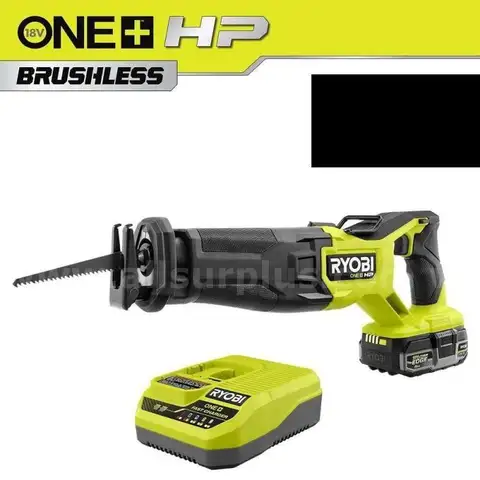 ONE HP 18V Brushless Cordless Reciprocating Saw Kit with 4 Ah EDGE Battery and Charger