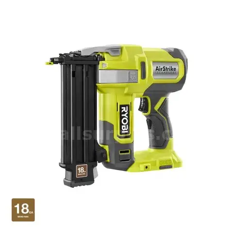 RYOBI ONE 18V 18-Gauge Cordless AirStrike Brad Nailer (Tool Only)