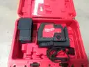 Milwaukee Green 100&#x27; Cross Line and Plumb Points Rechargeable Laser Level with REDLITHIUM Lithium-Ion USB Battery