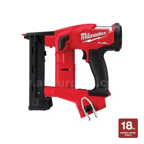 Milwaukee M18 FUEL 18-Volt Lithium-Ion Brushless Cordless 18-Gauge 1/4&#x22; Narrow Crown Stapler (Tool-Only)