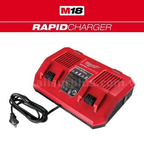 Milwaukee M18 18-Volt Lithium-Ion Dual Bay Rapid Battery Charger