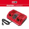 Milwaukee M18 18-Volt Lithium-Ion Dual Bay Rapid Battery Charger