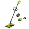 RYOBI ONE 18V 13&#x22; Cordless Battery String Trimmer/Edger with 4.0 Ah Battery and Charger