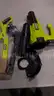 RYOBI ONE 18V Cordless String Trimmer/Edger and Blower/Sweeper Combo Kit, 2.0 Ah Battery