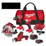 M18 18-Volt Lithium-Ion Brushless Cordless Combo Kit (4-Tool) with 2-Batteries 1-Charger and Tool Bag