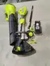 RYOBI 40V HP Brushless 650 CFM 160 MPH Cordless Leaf Blower and Carbon Fiber String Trimmer, 4Ah Battery