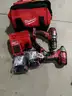 Milwaukee M18 18V Lithium-Ion Cordless Drill Driver/Impact Driver Combo Kit, 1.5Ah Batteries Charger Tool Bag