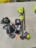 RYOBI 40V HP Brushless 16&#x22; Cordless Carbon Fiber Shaft Attachment Capable String Trimmer, 4.0 Ah Battery