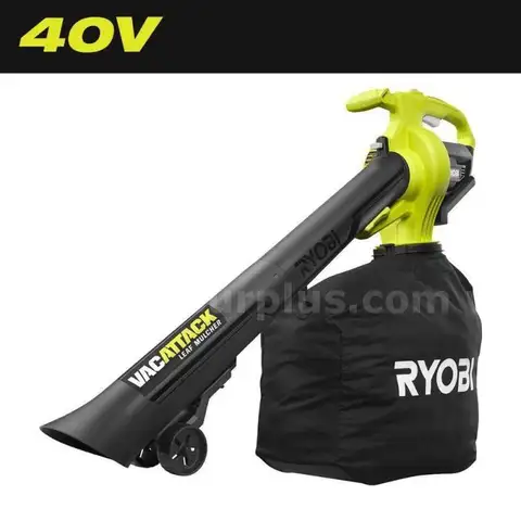 RYOBI 40V Vac Attack Cordless Battery Leaf Vacuum/Mulcher (Tool Only)