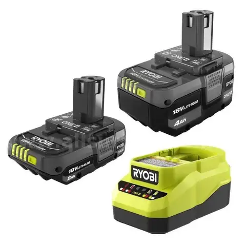 ONE 18V Lithium-Ion Starter Kit with 2.0 Ah Battery 4.0 Ah Battery and Charger