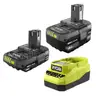 ONE 18V Lithium-Ion Starter Kit with 2.0 Ah Battery 4.0 Ah Battery and Charger