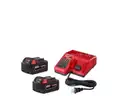 M18 18-Volt Lithium-Ion XC Starter Kit with Two 5.0Ah Batteries and Charger