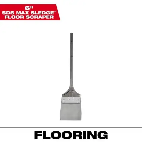 Milwaukee 6" SLEDGE SDS-MAX Floor Scraper