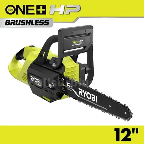 ONE HP 18V Brushless Whisper Series 12 in. Battery Chainsaw (Tool Only)
