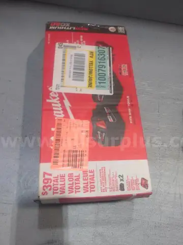 Milwaukee M18 18-Volt Lithium-Ion XC Starter Kit, 5.0Ah Batteries and Charger