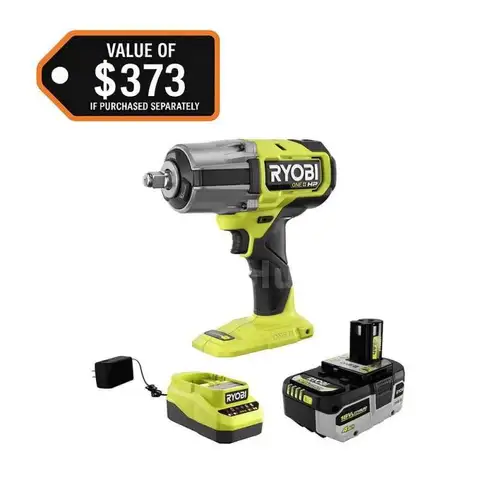 ONE 18V Brushless Cordless 4-Mode 1/2 in. High Torque Impact Wrench Kit