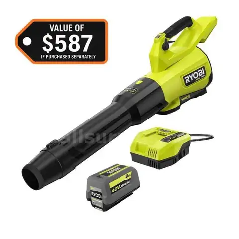 40V HP Brushless Whisper Series 180 MPH 800 CFM Cordless Battery Leaf Blower