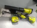 40V HP Brushless 650 CFM 160 MPH Cordless Leaf Blower and Carbon Fiber String Trimmer