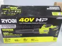 RYOBI 40V HP Brushless Whisper Series 180 MPH 800 CFM Cordless Battery Leaf Blower, 8.0Ah Battery