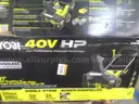 RYOBI 40V HP Brushless 21" Single-Stage Cordless Electric Auger Propelled Snow Blower, 8.0 Ah Batteries