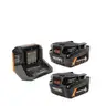 RIDGID 18V MAX Output Starter Kit, 4.0 Ah Batteries and Charger