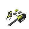 40V HP Brushless 100 MPH 600 CFM Cordless Leaf Blower/Mulcher/Vacuum with (2) 4.0 Ah Batteries and Charger