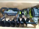 40V HP Brushless Cordless Earth Auger Powerhead with 8 in. Bit with 4.0 Ah Battery and Charger