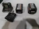 RIDGID 18V MAX Output Starter Kit, 4.0 Ah Batteries and Charger
