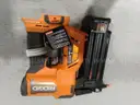 RIDGID 18V Brushless Cordless 18-Gauge 2-1/8" Brad Nailer (Tool Only) with CLEAN DRIVE Technology